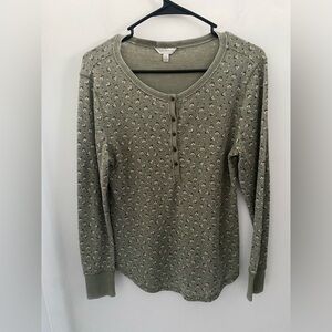 Lucky Brand Ditsy Floral Henley